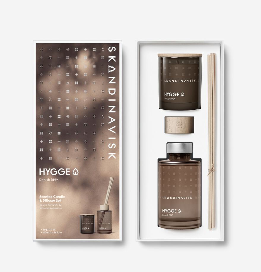 HYGGE duftlys & duftpinner 65 g + 100 ml