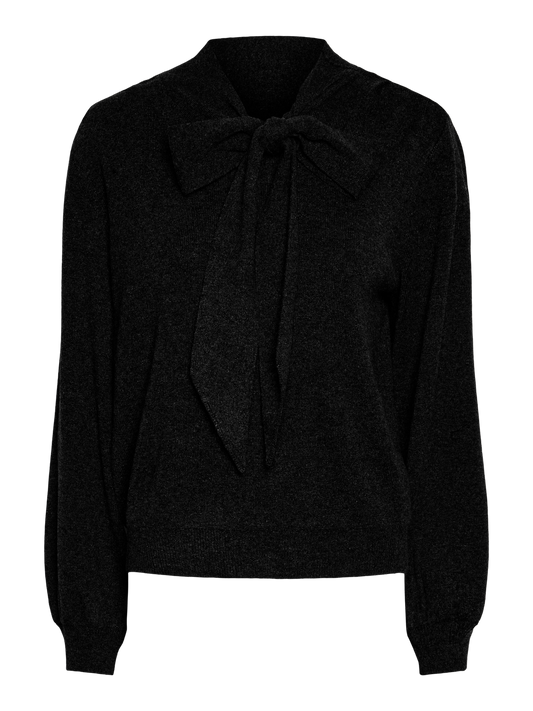 YASASSI LS BOW KNIT PULLOVER