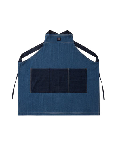 Patchwork Cotton Denim Apron