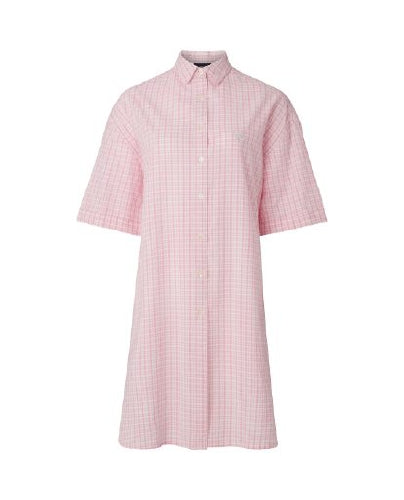 Lucy, pysjamasskjorte i økologisk bomullskrepp