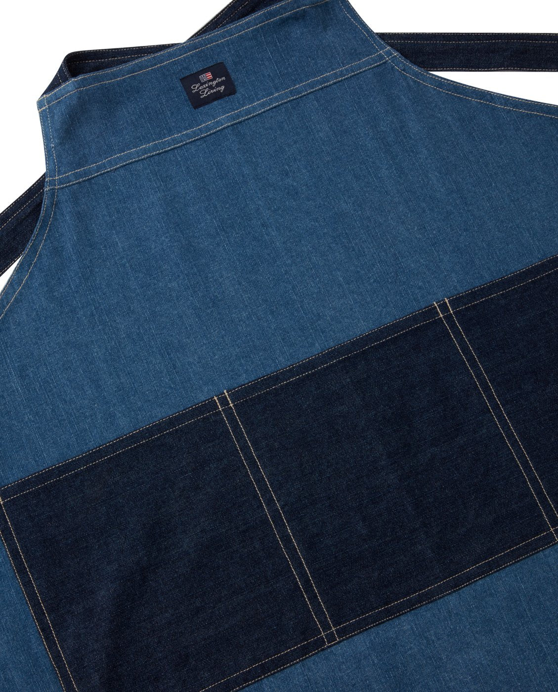 Patchwork Cotton Denim Apron