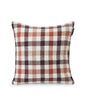 Checked Cotton Heavy Twill Pillow Cover