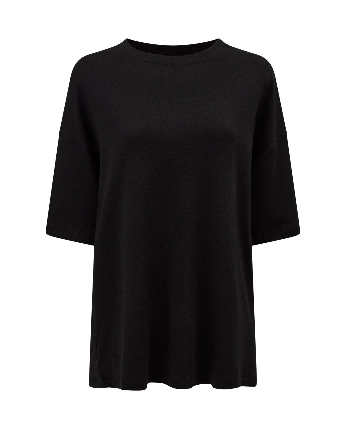 Ally Organic Cotton/Modal Tee, Black