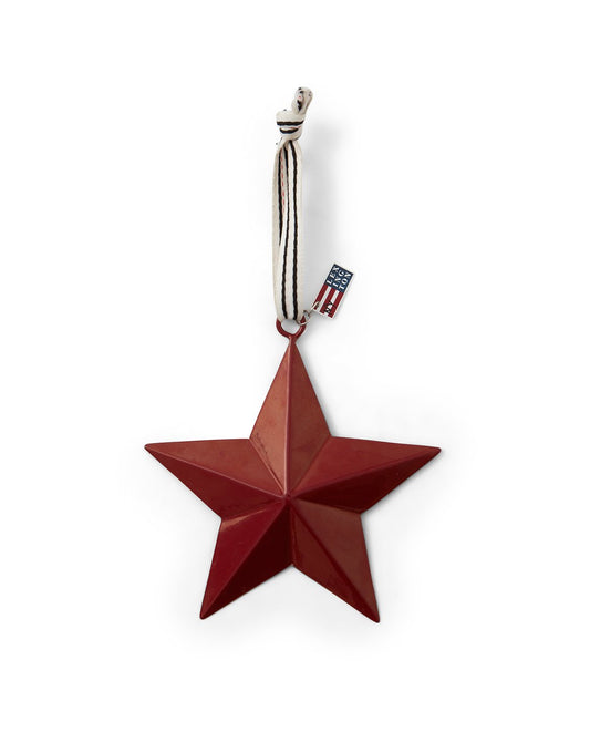 Metal Star 12x12cm, Red