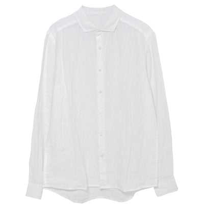 Men`s linen shirt hvit