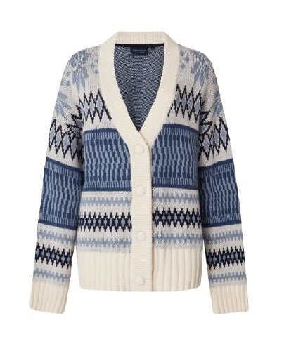 Alison Jacquard Knitted Cardigan